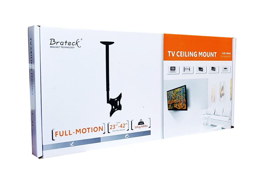 BRATECK βάση τηλεόρασης οροφής LCD-504A, 23-42", έως 30kg - Image 3