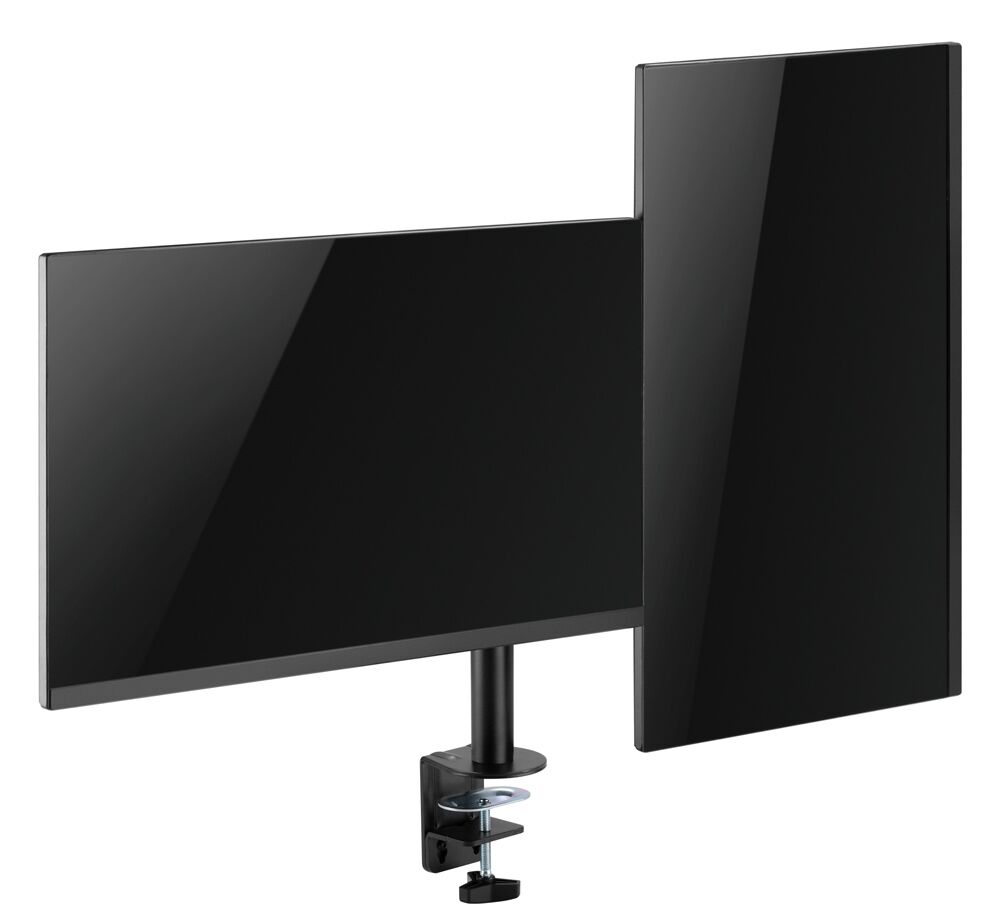 BRATECK βάση γραφείου για 2x οθόνες LDT57-C02, 17-32", έως 9kg - Image 4