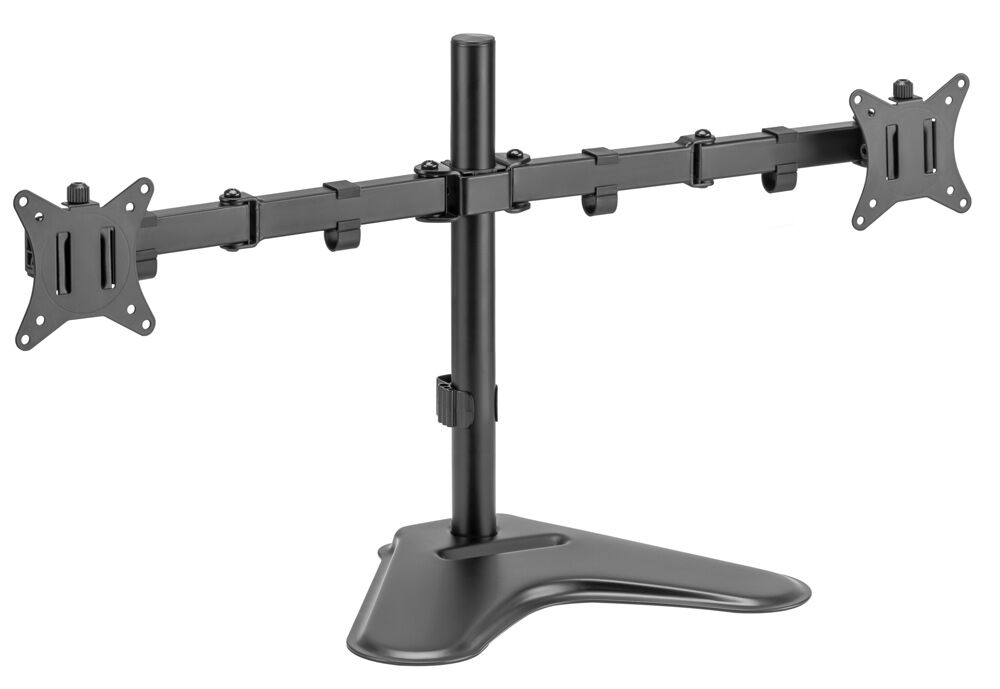 BRATECK βάση γραφείου για 2x οθόνες LDT66-T024, 17-32", έως 9kg