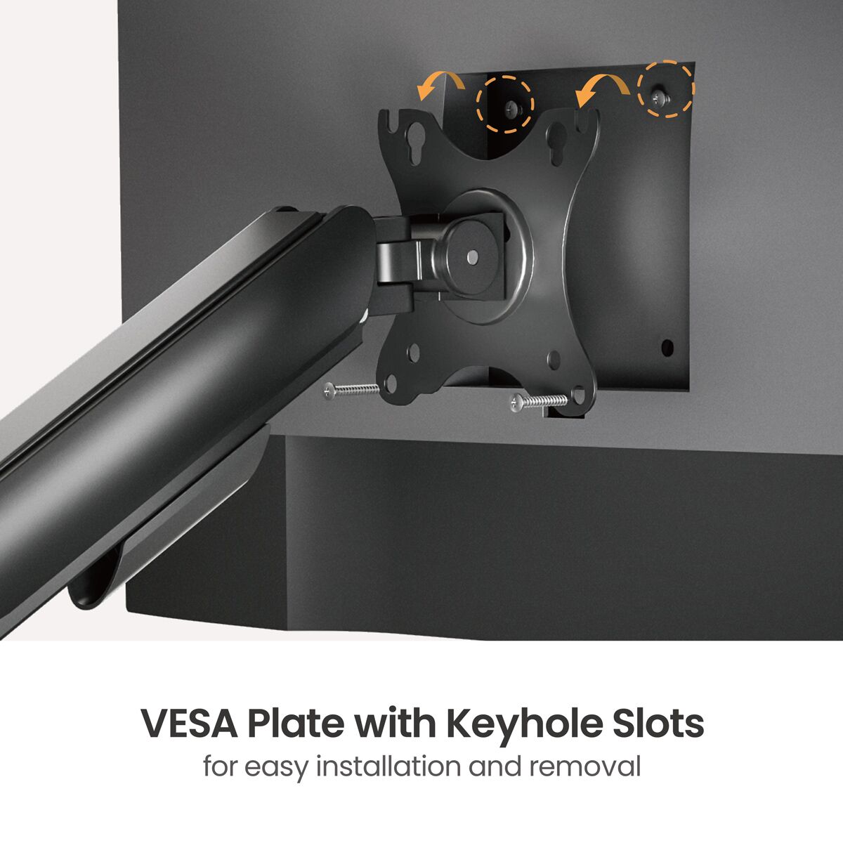BRATECK βάση γραφείου οθόνης LDT97-C012PE, 17-32", έως 9kg - Image 3