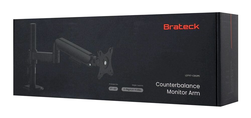 BRATECK βάση γραφείου οθόνης LDT97-C012PE, 17-32", έως 9kg - Image 7