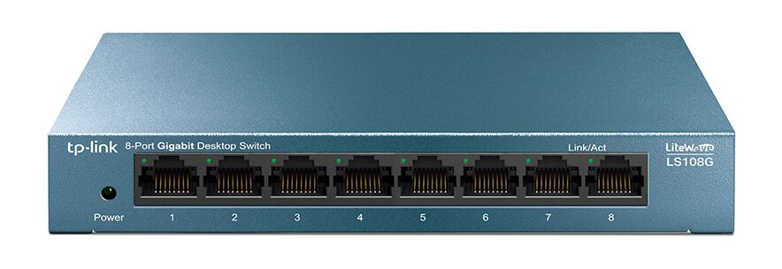 TP-LINK Desktop Switch LS108G, 8-port 10/100/1000Mbps, Ver. 1.0 - Image 3