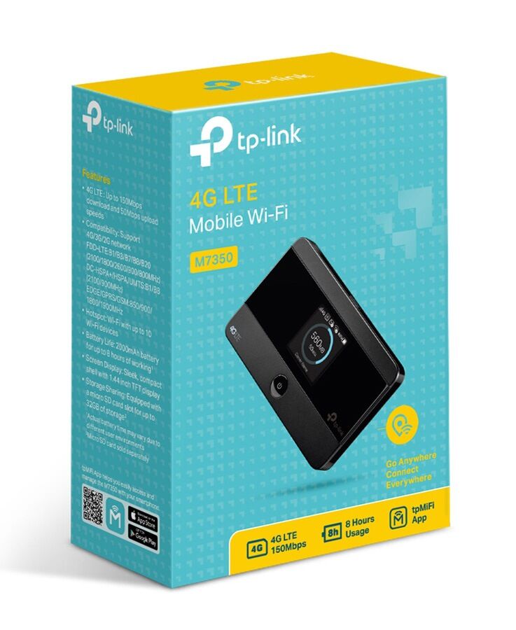 TP-LINK Advanced Mobile WiFi 4G Modem M7350, 2000mAh, Ver. 5.0 - Image 5