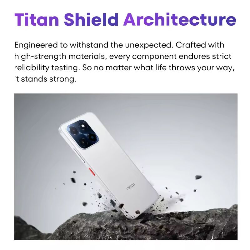 MEIZU smartphone Mblu 22, 6.79", 3/64GB, 5000mAh, μαύρο - Image 5