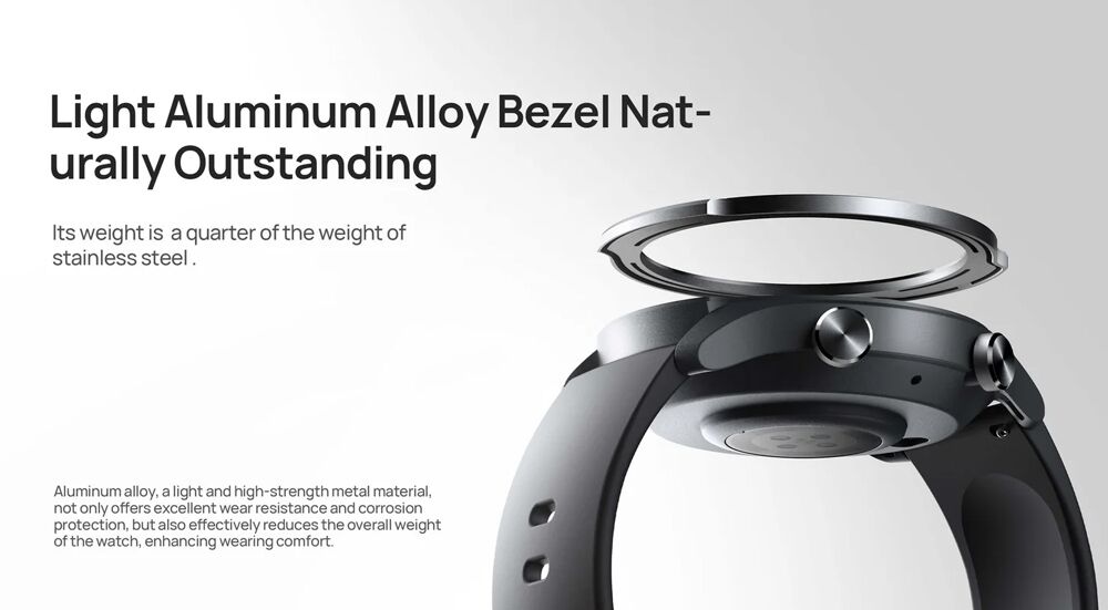 MIBRO smartwatch A3, heart rate, 1.39" IPS, GPS, 2 ATM, γκρι - Image 3