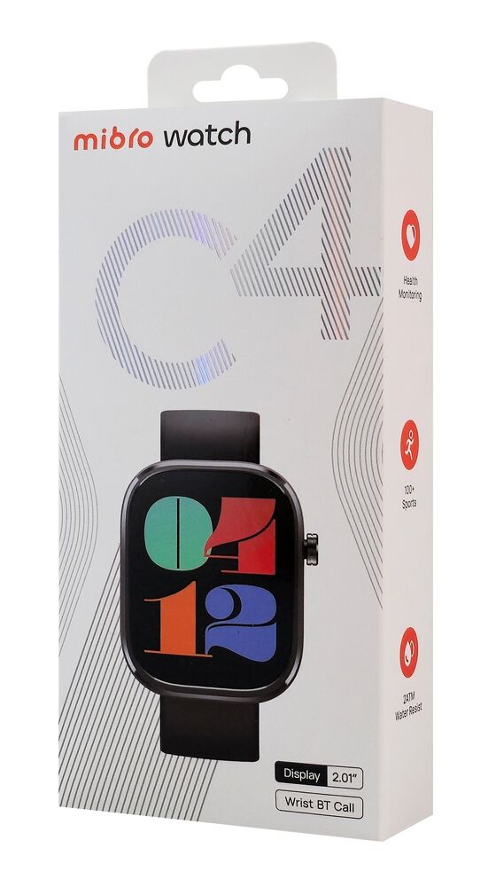 MIBRO smartwatch C4, heart rate, 2.01" TFT, 2 ATM, γκρι - Image 3