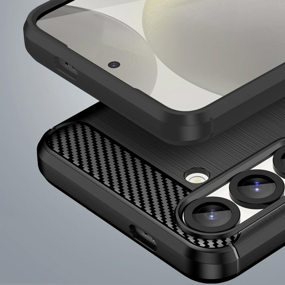 POWERTECH Θήκη Carbon MOB-2005 για Samsung A55 5G, μαύρη - Image 2