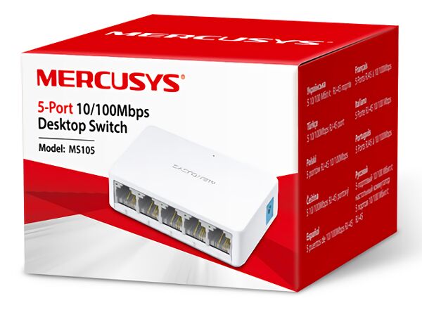 MERCUSYS Desktop Switch MS105, 5x 10/100 Mbps, Ver. 2 - Image 3