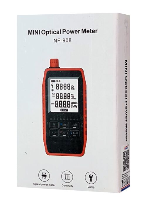 NOYAFA tester καλωδίων οπτικής ίνας NF-908L, 850-1625nm, -60~8dBm - Image 4