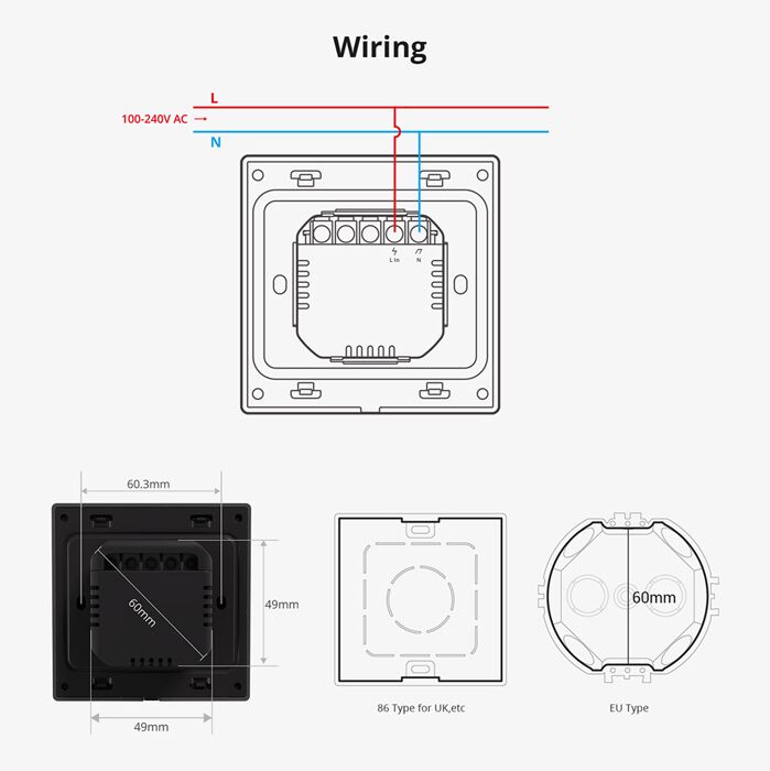 SONOFF smart panel ελέγχου NSPanel Pro, οθόνη αφής, Wi-Fi, Zigbee, λευκό - Image 4