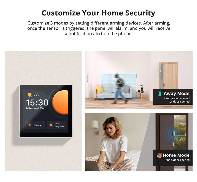 SONOFF smart panel ελέγχου NSPanel Pro, οθόνη αφής, Wi-Fi, Zigbee, λευκό - Image 10