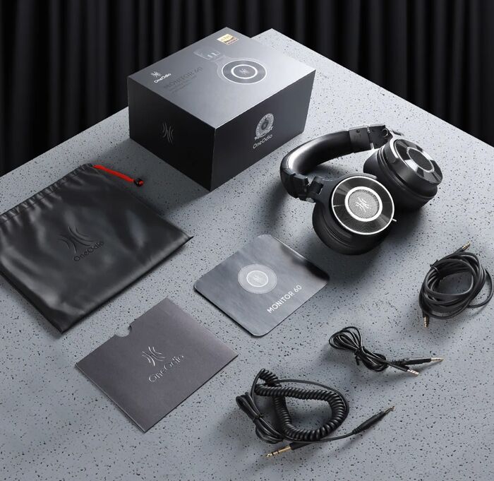 ONEODIO headset Monitor 60, 6.35mm & 3.5mm σύνδεση, Hi-Res, 50mm, μαύρο - Image 9