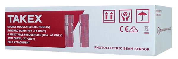 TAKEX φωτοηλεκτρικός ανιχνευτής 4 δεσμών PB-IN-100HFA, εμβέλεια 100m - Image 4