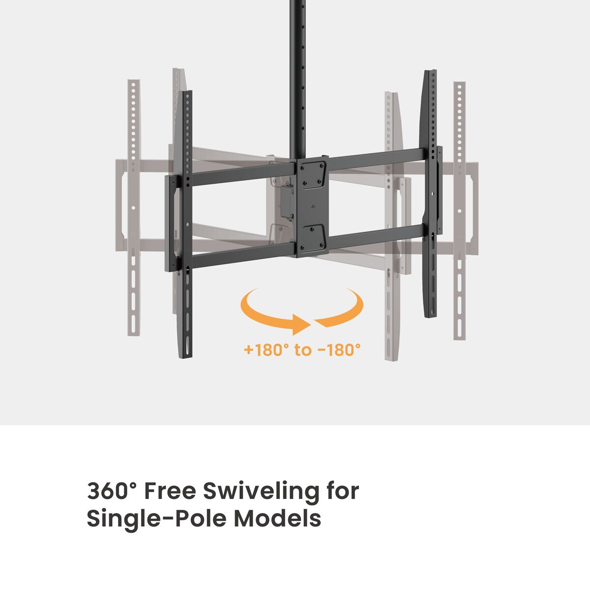 BRATECK βάση τηλεόρασης οροφής PLB-CE1568XL, 50-100", έως 80kg, heavy duty - Image 7