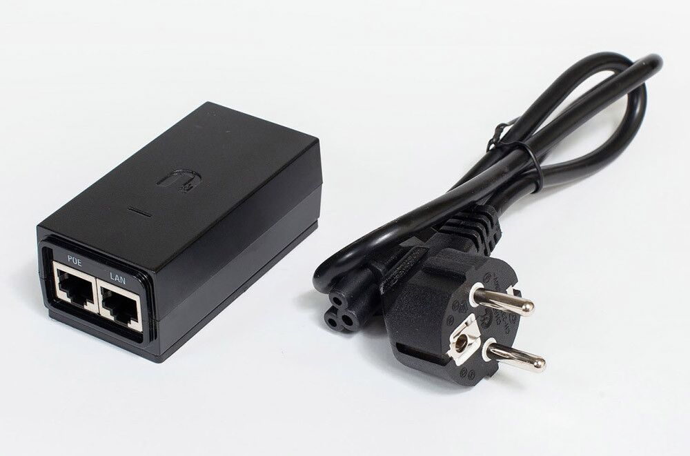 UBIQUITI Gigabit PoE Adapter POE-24-12W-G, 24V, 0.5A 12W, με power cable - Image 2