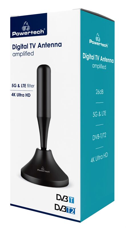 POWERTECH ψηφιακή κεραία PT-1007, 5G & LTE, DVB-T/T2, 4Κ, 26dB - Image 3