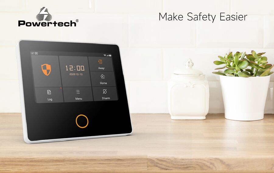 POWERTECH ασύρματο σύστημα συναγερμού PT-1125, αφής, Wi-Fi, 2G, TUYA - Image 2