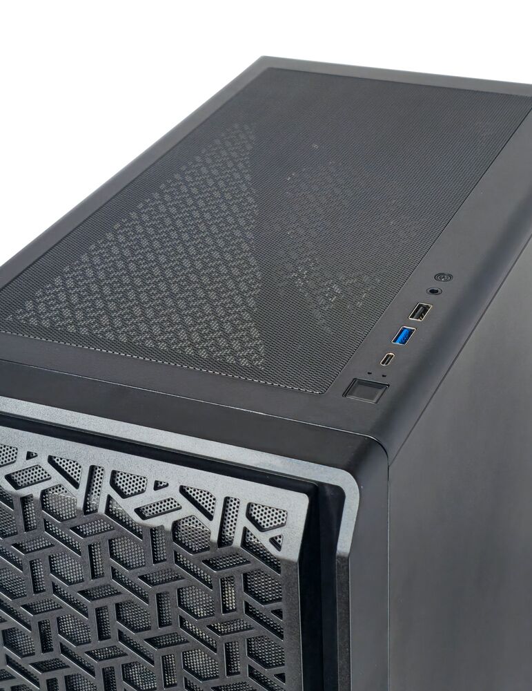 POWERTECH Gaming PC Case PT-1309, tempered glass, 4x ARGB fan, ATX, 340x200x436mm, μαύρο - Image 4