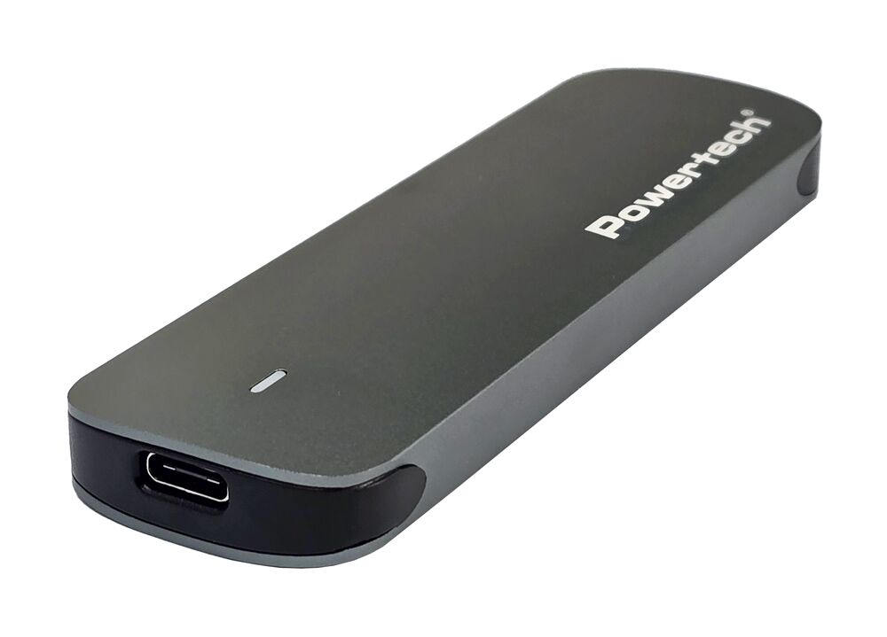 POWERTECH θήκη για M.2 SATA SSD PT-1374, 6Gbps, γκρι - Image 2