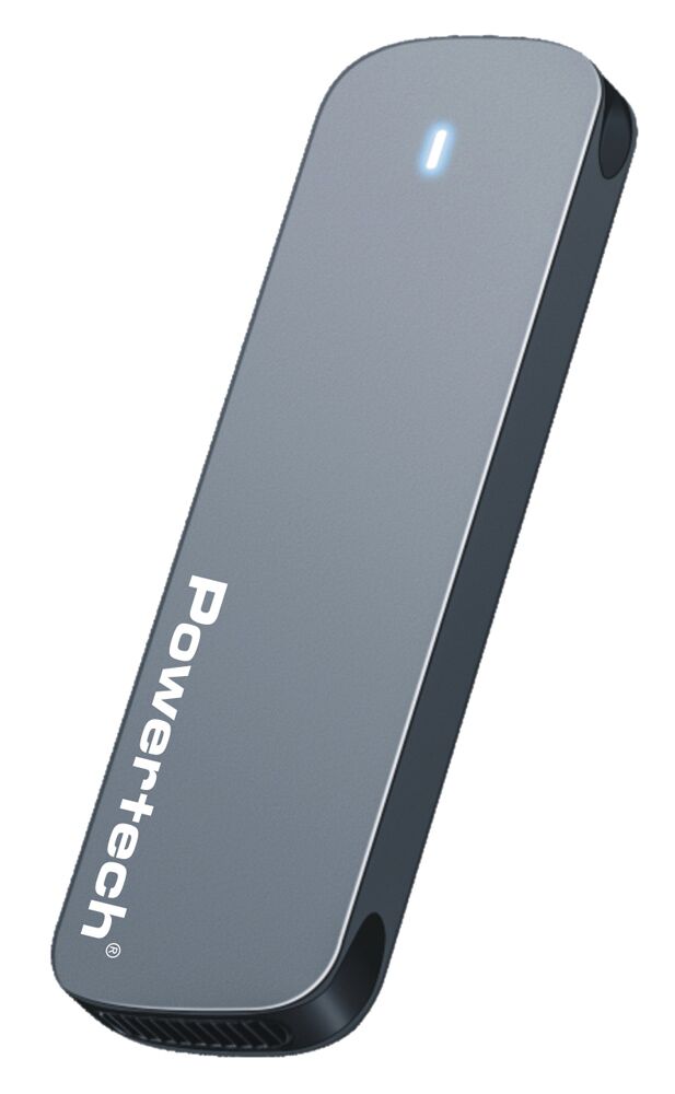 POWERTECH θήκη για M.2 SATA SSD PT-1374, 6Gbps, γκρι