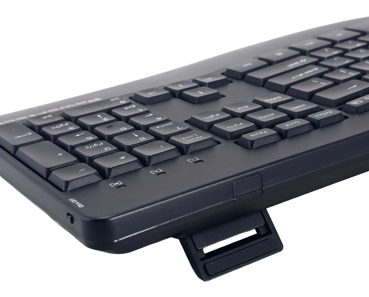 POWERTECH set ποντίκι & πληκτρολόγιο PT-1490, 2.4GHz & Bluetooth, μαύρο - Image 3