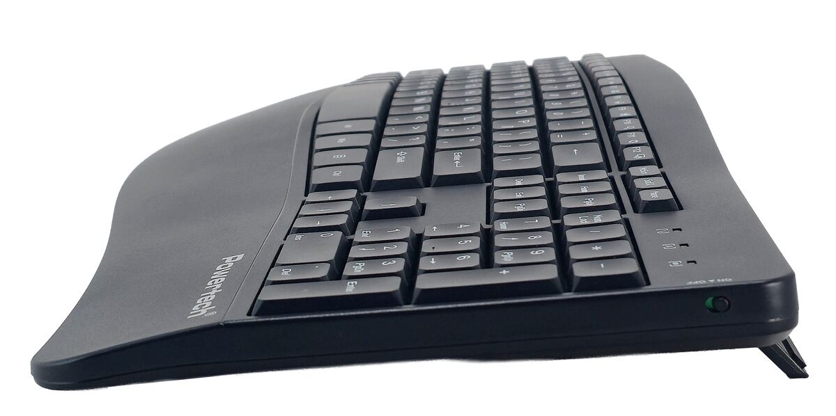 POWERTECH set ποντίκι & πληκτρολόγιο PT-1490, 2.4GHz & Bluetooth, μαύρο - Image 4