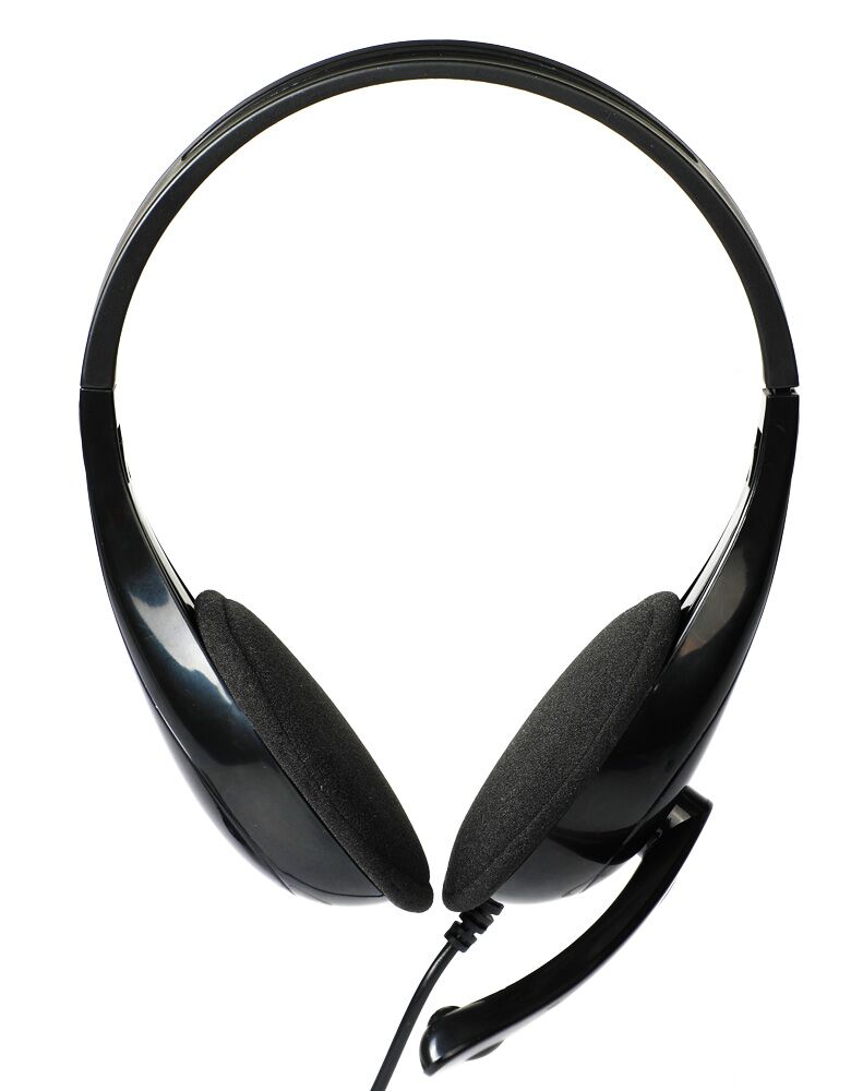 POWERTECH Headphones με μικρόφωνο PT-734 105dB, 40mm, 3.5mm, 1.8m, μαύρο - Image 3