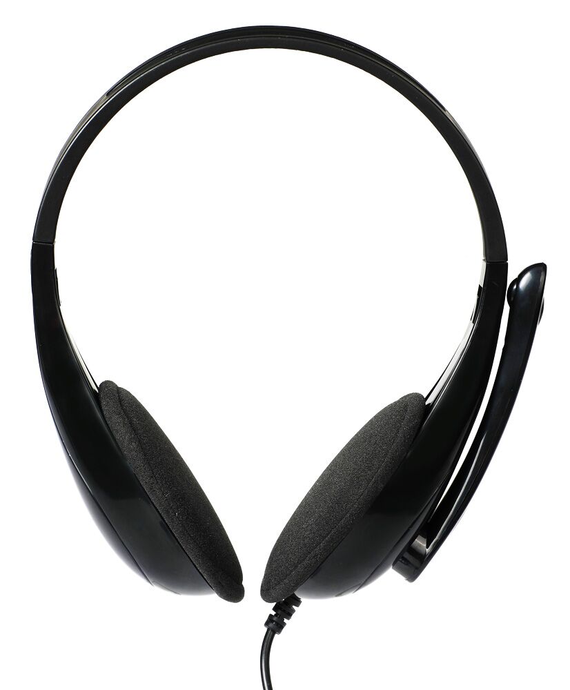 POWERTECH Headphones με μικρόφωνο PT-734 105dB, 40mm, 3.5mm, 1.8m, μαύρο - Image 4