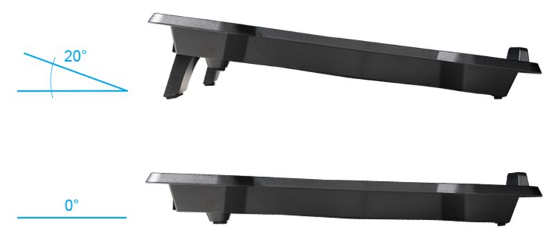 POWERTECH Βάση & ψύξη laptop PT-930, έως 15.6", 2x 125mm fan, LED, μαύρο - Image 2