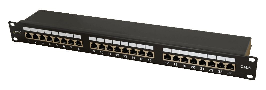 PULSAR patch panel RP-F24V6, 19"/1U, 24-port, FTP Cat 6 - Image 2