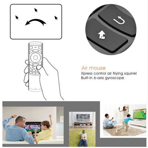 RIITEK τηλεχειριστήριο Mini i25 με πληκτρολόγιο & air mouse, 2.4GHz - Image 2
