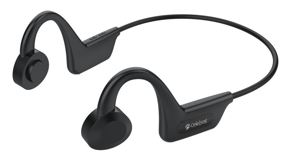 CELEBRAT open earphones SE3, Bluetooth, 180mAh, Φ16mm, μαύρα - Image 4