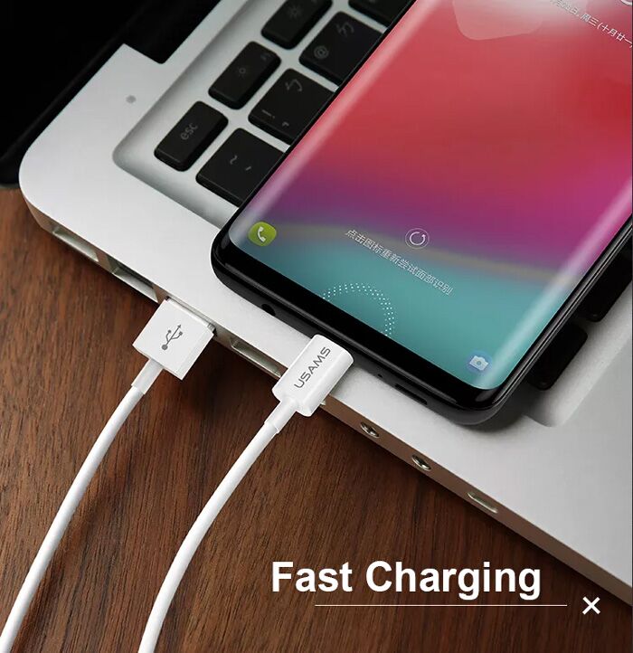 USAMS καλώδιο USB-C σε USB US-SJ285, 2A, 1m, λευκό - Image 4