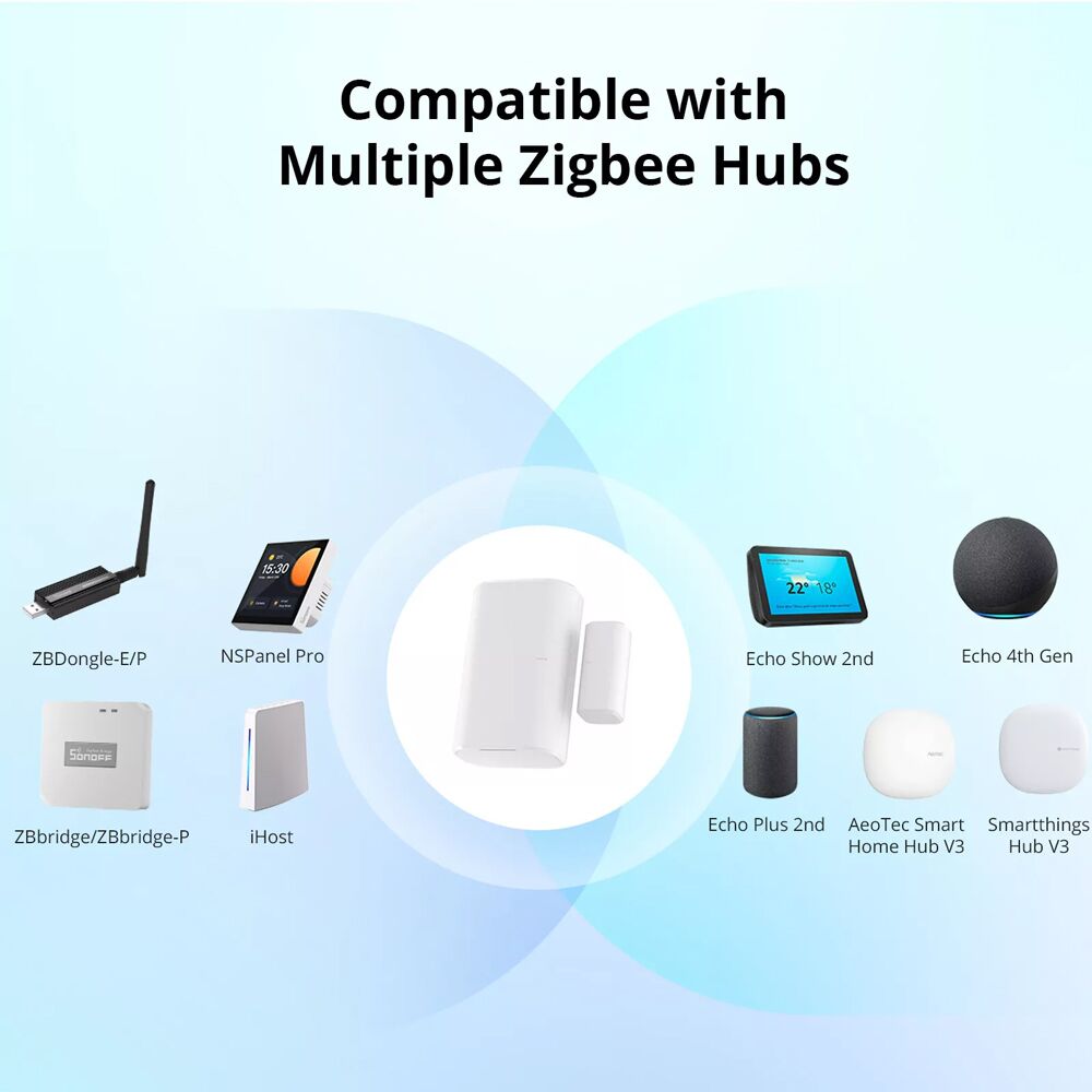 SONOFF smart μαγνητική παγίδα SNZB-04P, ZigBee, μπαταρίας, λευκή - Image 11