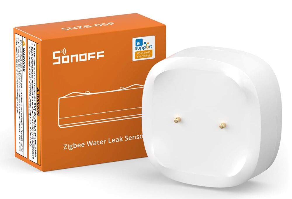 SONOFF smart ανιχνευτής πλημμύρας SNZB-05P, ZigBee, μπαταρίας, λευκός - Image 10