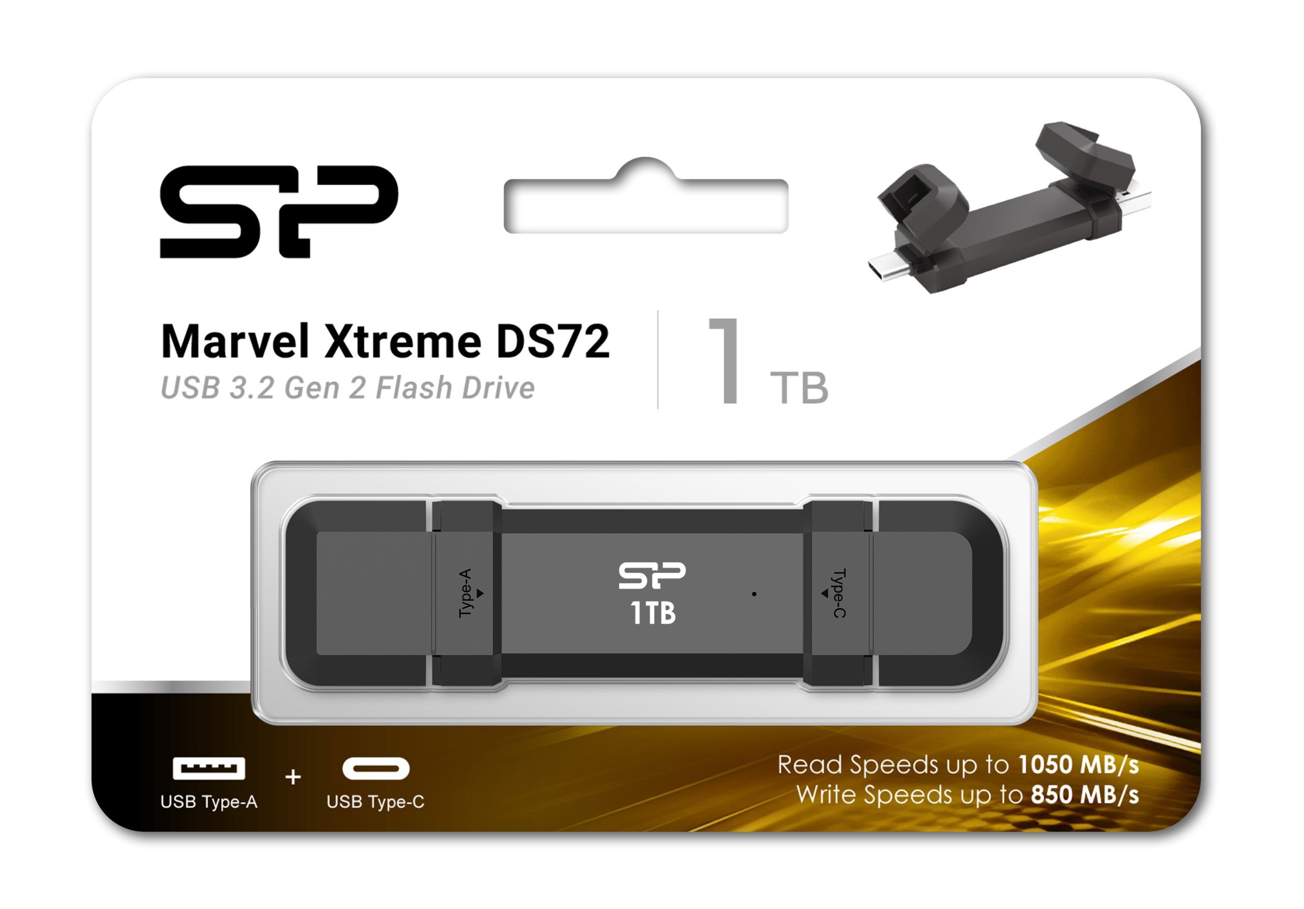 SILICON POWER εξωτερικός SSD Marvel Xtreme DS72, USB-C/USB 3.2, 1TB, μαύρο - Image 5