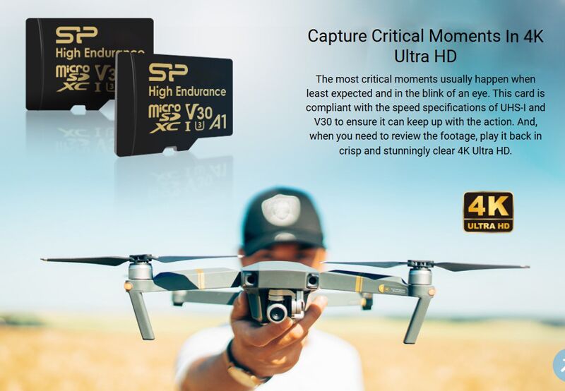 SILICON POWER κάρτα μνήμης microSDHC High Endurance, 256GB, Class 10 UHS-I U3 A1 V30 - Image 3