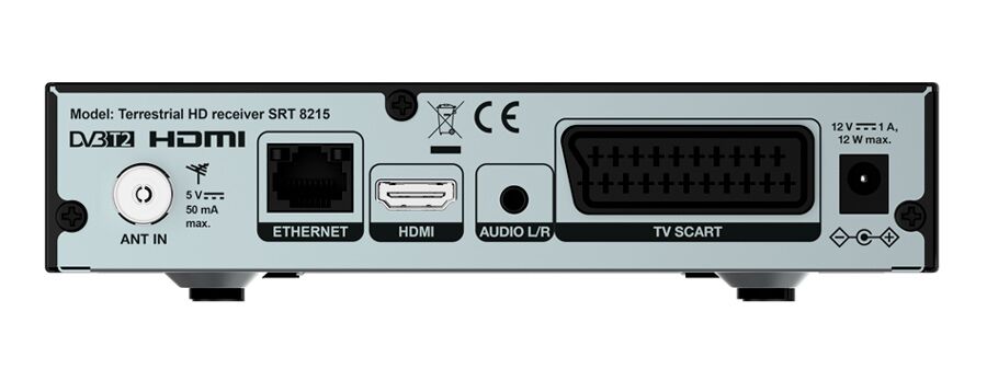 STRONG ψηφιακός δέκτης SRT8215 με τηλεχειριστήριο, DVB-T2, HEVC - Image 3