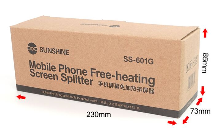 SUNSHINE διαχωριστής LCD οθόνης SS-601G για επισκευές κινητών, heat-free - Image 9