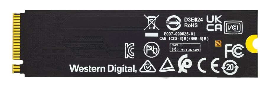 WD SSD PC SN740 NVMe SSDDPNQD-512G, PCIe Gen4 x4, M.2. 2280, 512GB, 5000/4900MBps