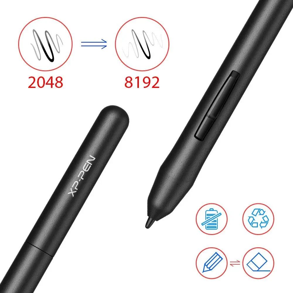 XP-PEN ταμπλέτα σχεδίασης με γραφίδα Star G430S, 101.6x76.2mm, μαύρο - Image 4