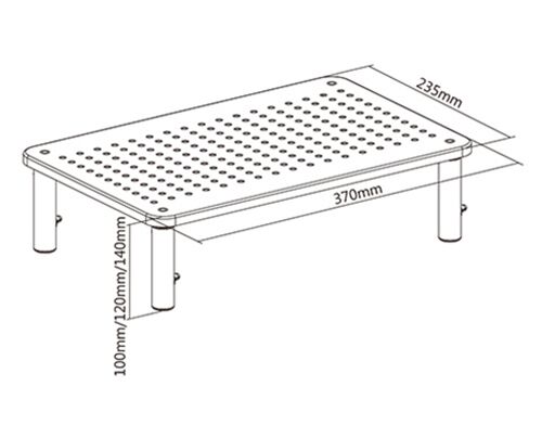 BRATECK επιτραπέζια βάση οθόνης/laptop STB-081, 13-32", έως 20kg - Image 7