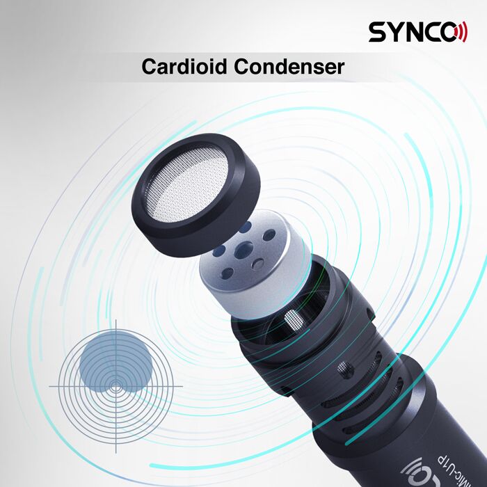 SYNCO μικρόφωνο για smartphone SY-U1P-MMIC, 3.5mm, μαύρο - Image 3