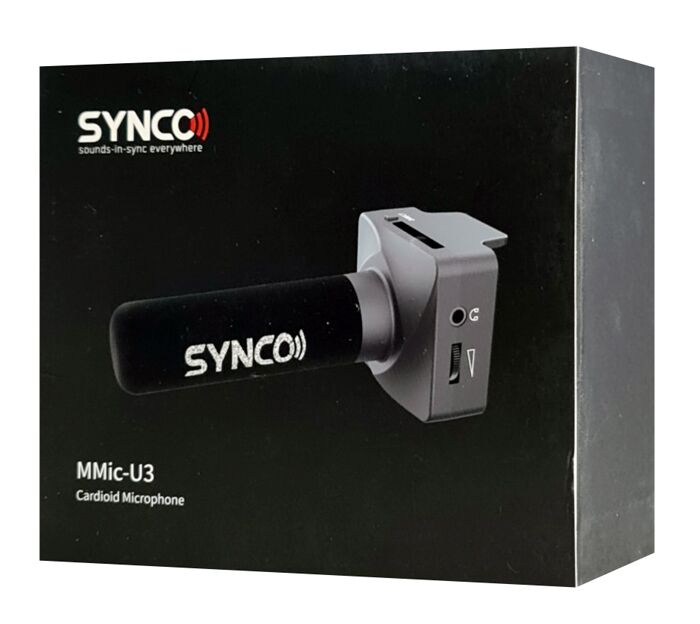 SYNCO μικρόφωνο SY-U3-MMIC με μαγνήτη, δυναμικό, καρδιοειδές, USB, μαύρο - Image 3