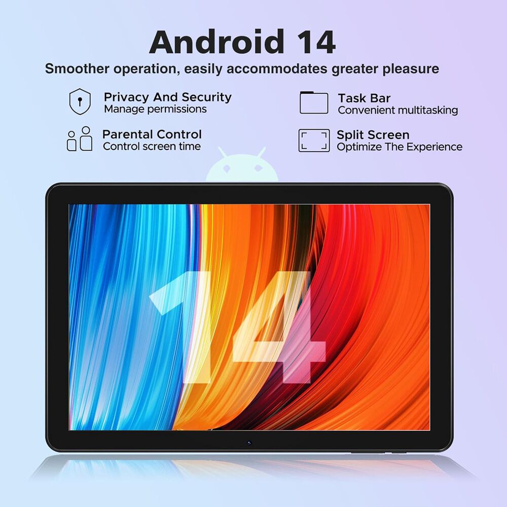 DOOGEE tablet T10W με πληκτρολόγιο/ποντίκι/στυλό αφής/θήκη, 10.1", 4/128GB, 4G, Android 14, 8000mAh, μαύρο - Image 4