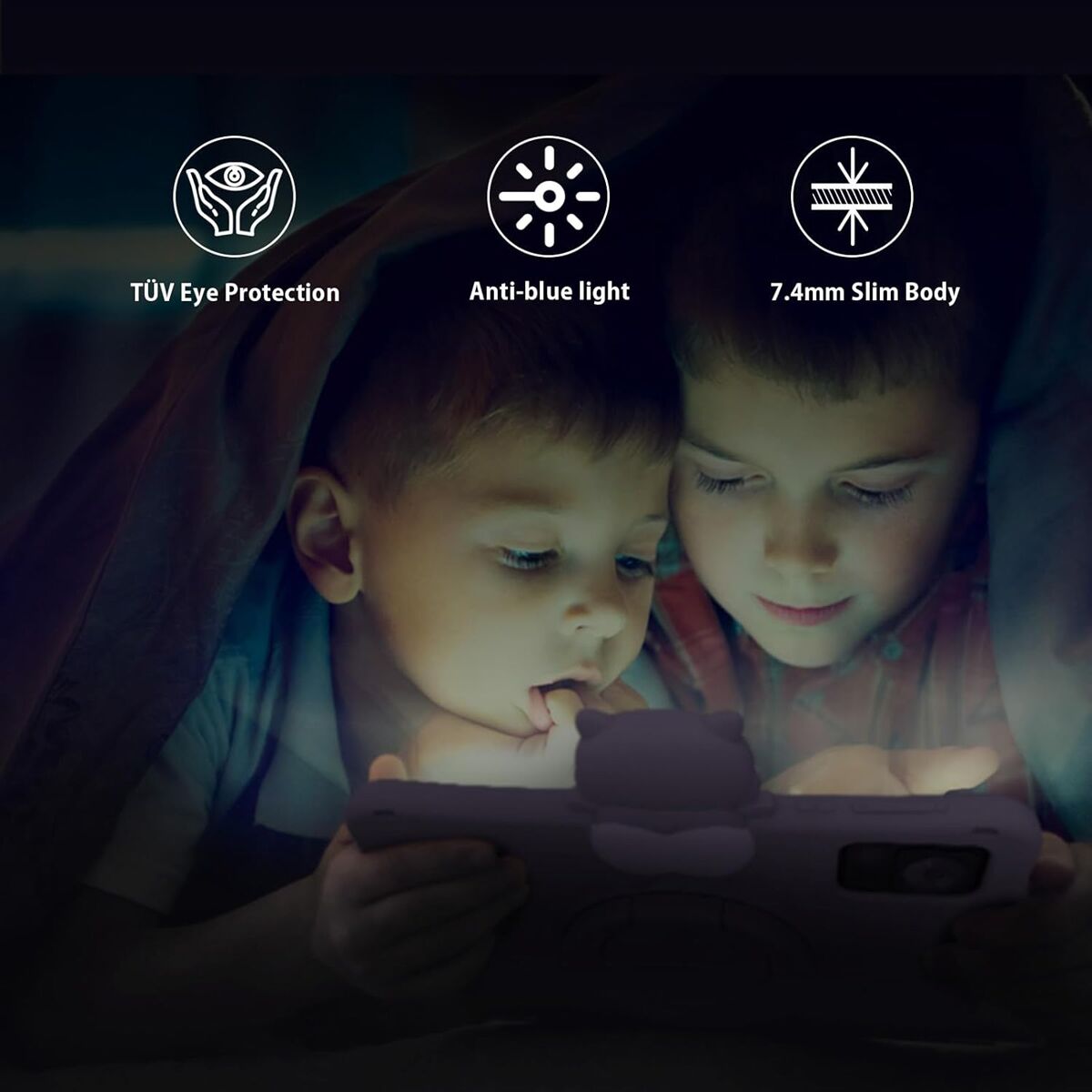 DOOGEE tablet T20 Mini Kids, 8.4", 4/128GB, 4G, Android 13, 5060mAh, μωβ - Image 6