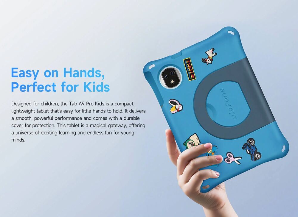 ULEFONE tablet Tab A9 Pro Kids, 8.68", 4/128GB, 4G, Android 15, 5040mAh, ροζ - Image 9