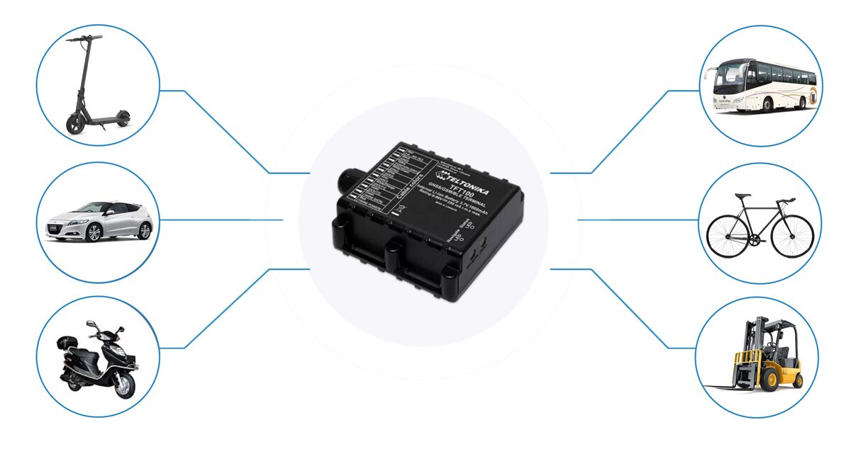 TELTONIKA tracker για ηλεκτρικό σκούτερ TAT100, GSM/GPRS/GNSS, BT, IP67 - Image 2
