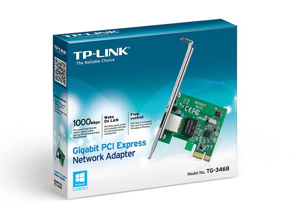 TP-LINK PCI Express Network Adapter TG-3468, low profile, Ver. 4.0 - Image 2
