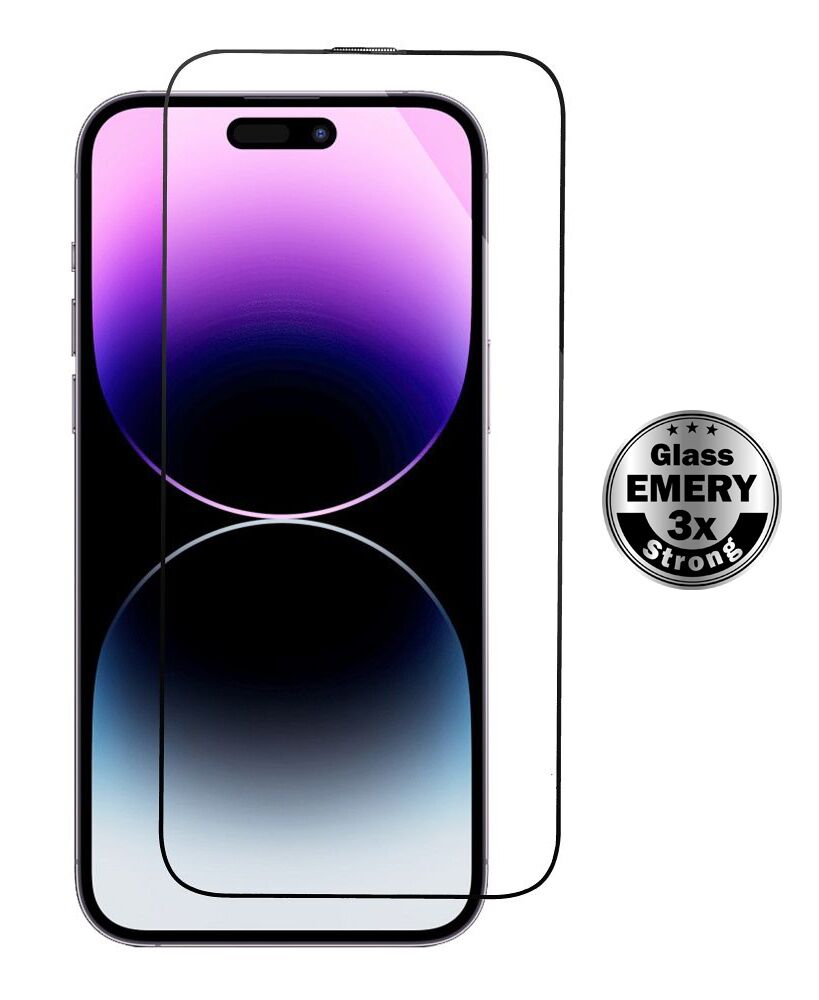 POWERTECH tempered glass Emery 5D TGC-0764 για iPhone 14 Pro Max, full glue